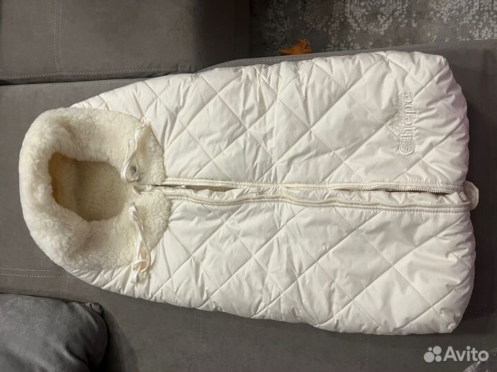 Конверт для новорожденного из овчины