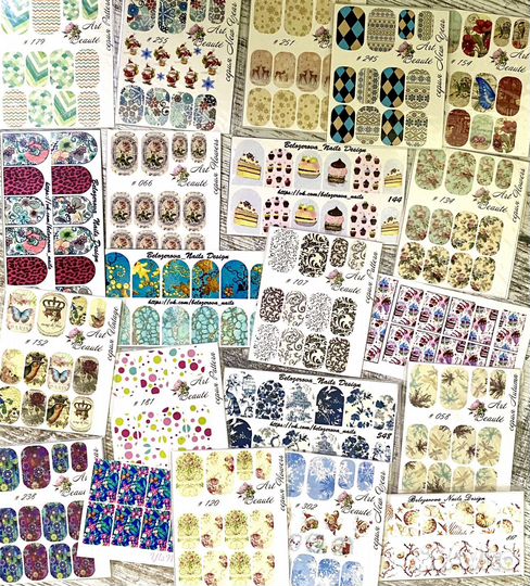 Слайдер (наклейка) для ногтей