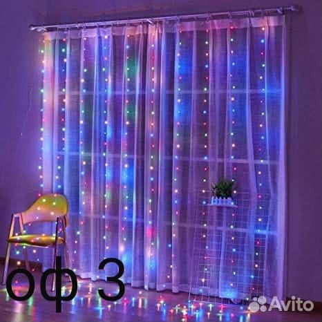 Гирлянда штора