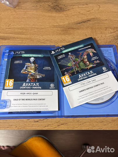 Avatar frontiers of pandora ps5 диск