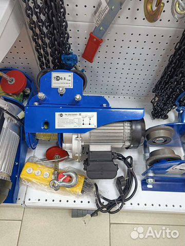 С тележкой таль электрическая TOR PA 250/500 кг