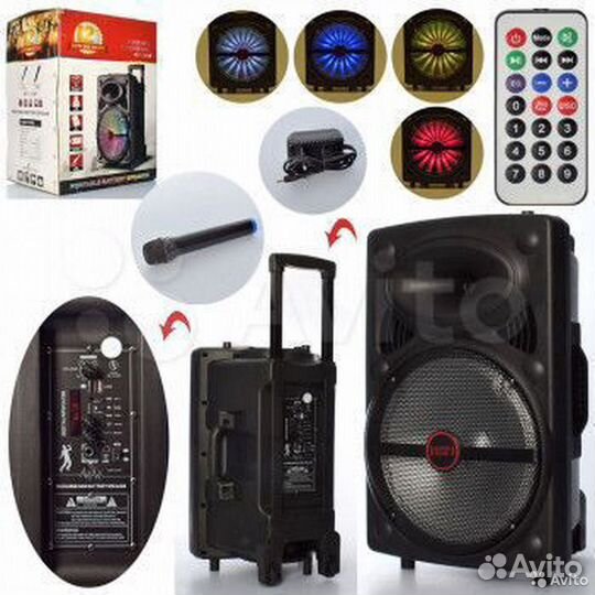 Колонка с караоке и Bluetooth LT-1207