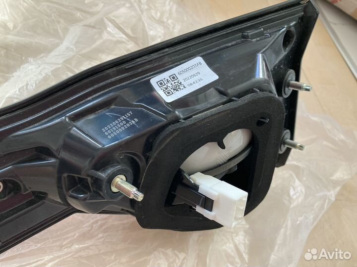 Задний фонарь с центр вставкой chery tiggo 7 pro