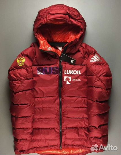 Куртка пууховик adidas artic сборной россии