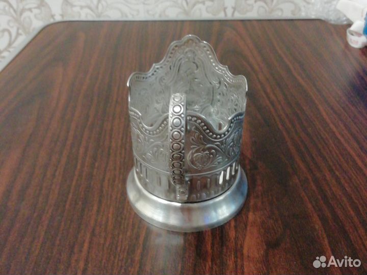 Подстаканник мельхиор СССР Космос