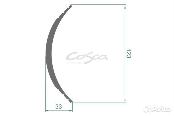 KX009 Cosca 87*87*2000 мм