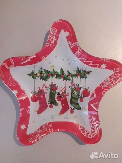 Тарелочка новогодний декор