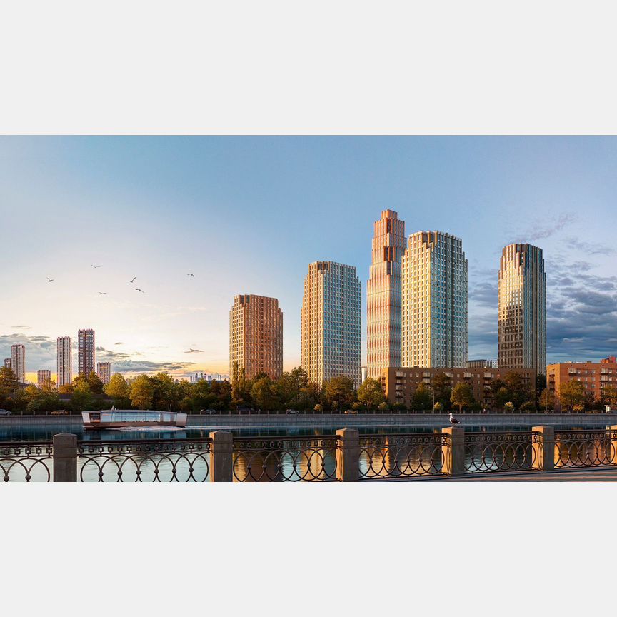 1-к. квартира, 50,6 м², 6/32 эт.