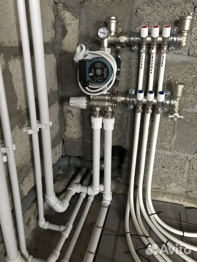 Монтаж систем отопления