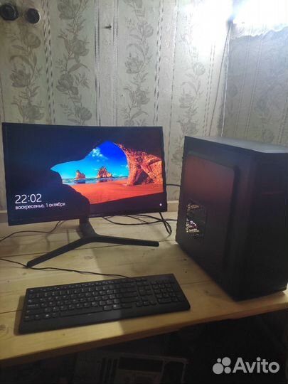 Игровой компьютер ryzen 5 5500 + gtx 1070ti