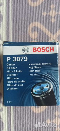 Новый Фильтр масляный bosch P3079