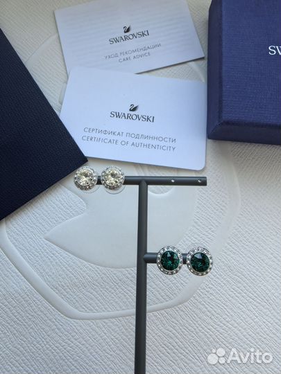 Лимитка серьги Swarovski Angelic оригинал