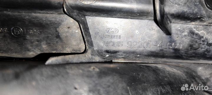 Фара противотуманная лев. Hyundai Solaris 15-17гг