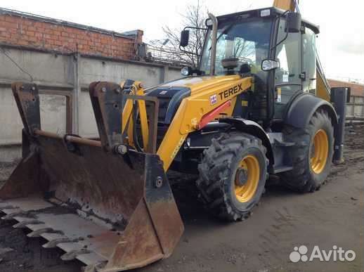 Услуги экскаватора погрузчика terrex 880
