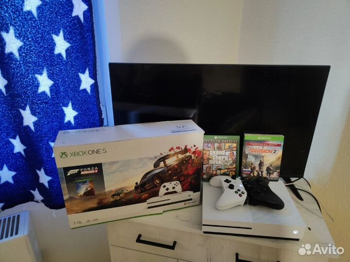 Xbox one s 1tb с играми