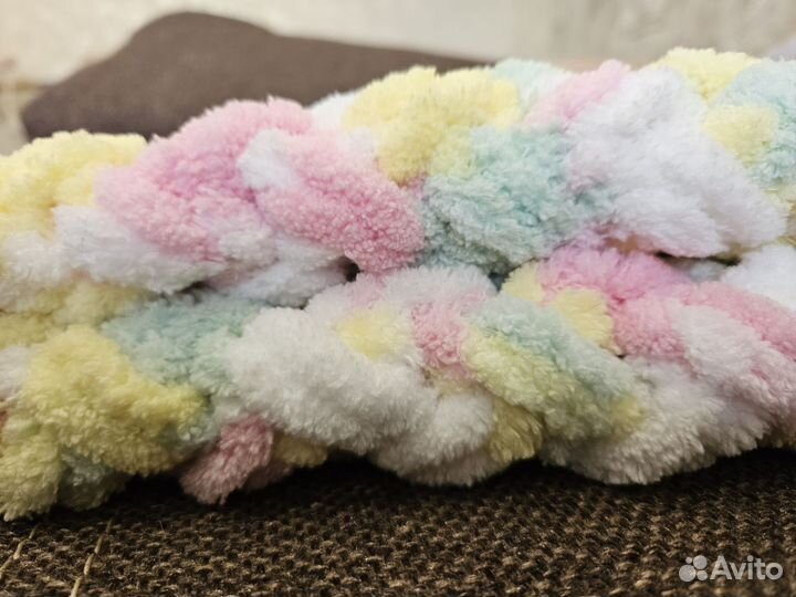 Плед детский вязаный ручная работа