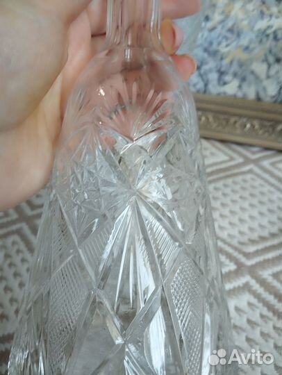 Графин хрустальный СССР с рюмками