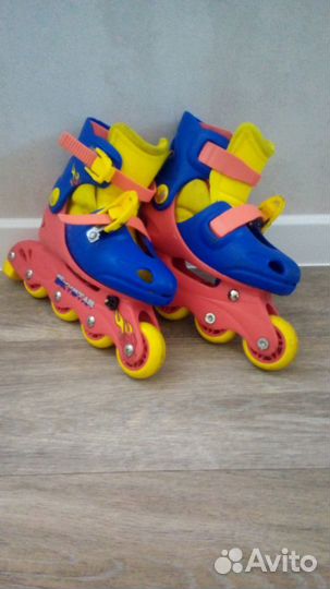 Детские роликовые раздвижные коньки размер 29-32