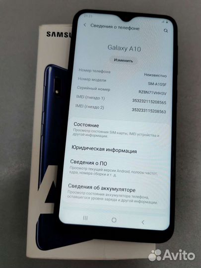 Samsung A10 32Gb - Моби-Тел