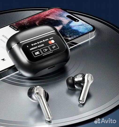 Беспроводные наушники YX30 ANC с сенсорным экраном