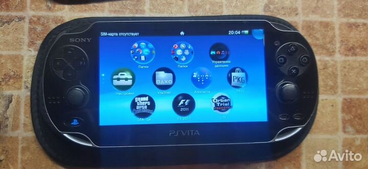 Sony psp прошитая, много игр