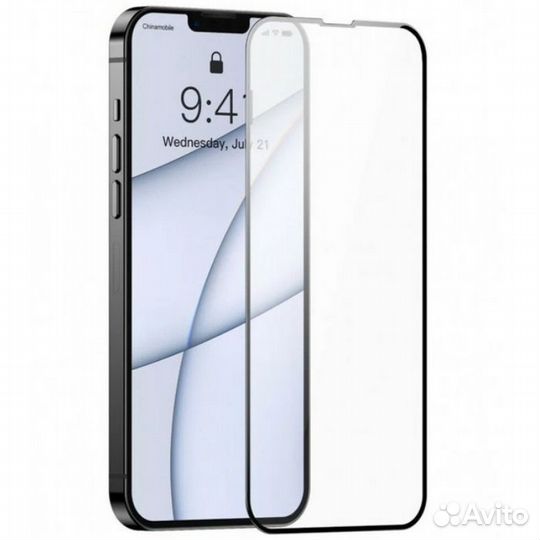 Защитное стекло безрамочное с сеткой для динамика