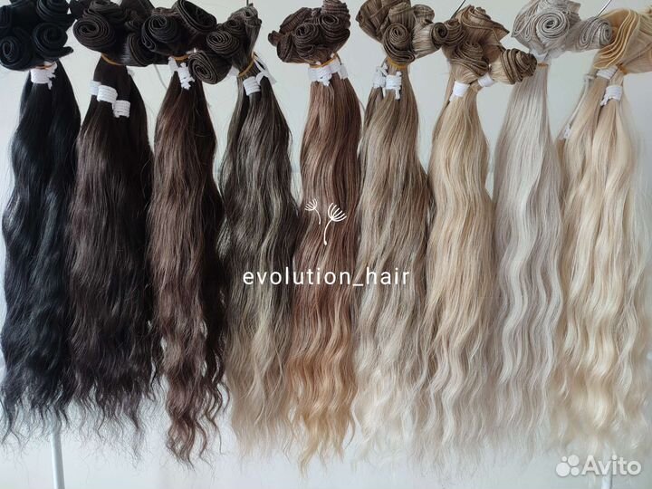 Волосы для голливудского наращивания, 55см 100гр