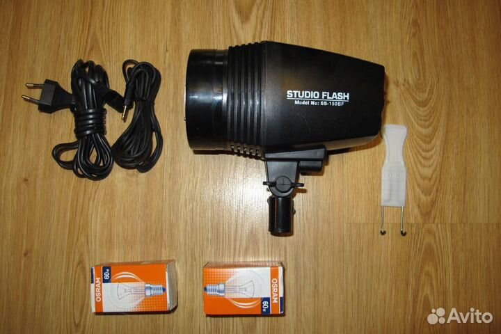 Софтбокс, вспышка, штатив комплект