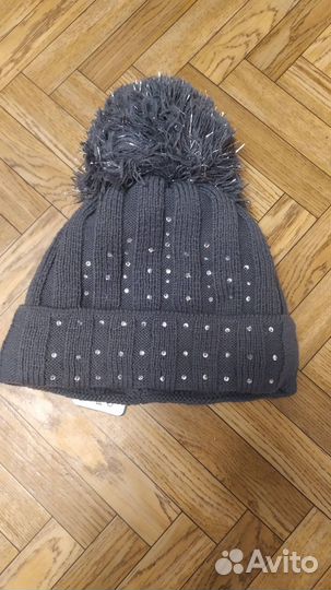 Зимние шапки для девочек новые