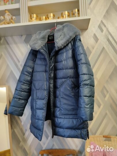 Пуховик женский 50 52 бу