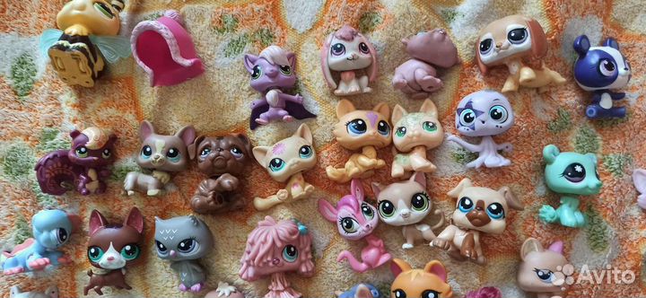 Littlest pet shop фигурки зверюшки