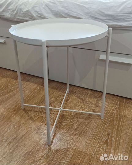 Стол сервировочный белый IKEA gladom