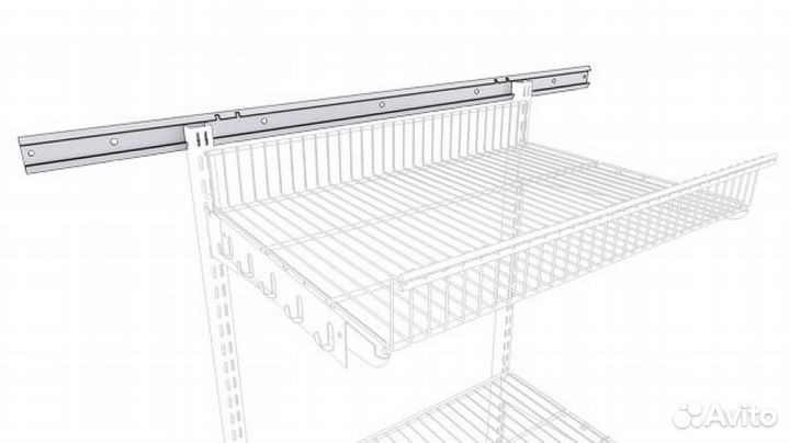 Рельс несущий 1260 мм
