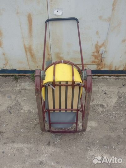 Детские санки с колесами