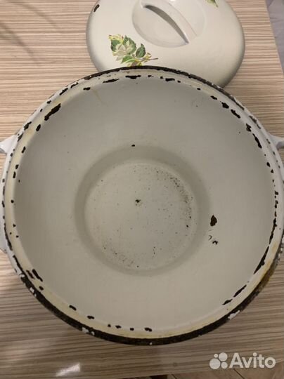 Казан чугунный эмалированный