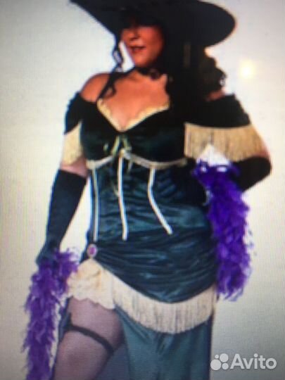 Карнавальный костюм Хозяйка кабаре,салуна 52-54р