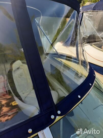 Замена пвх вставок на тенте катера