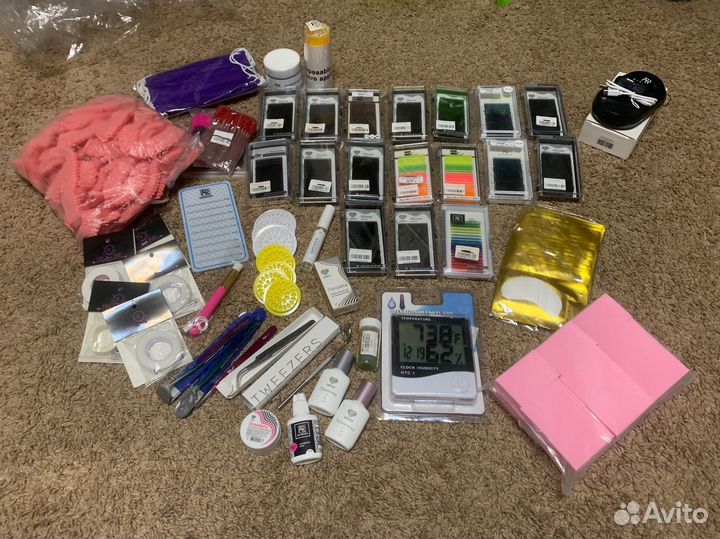 Для наращивания ресниц полный комплект