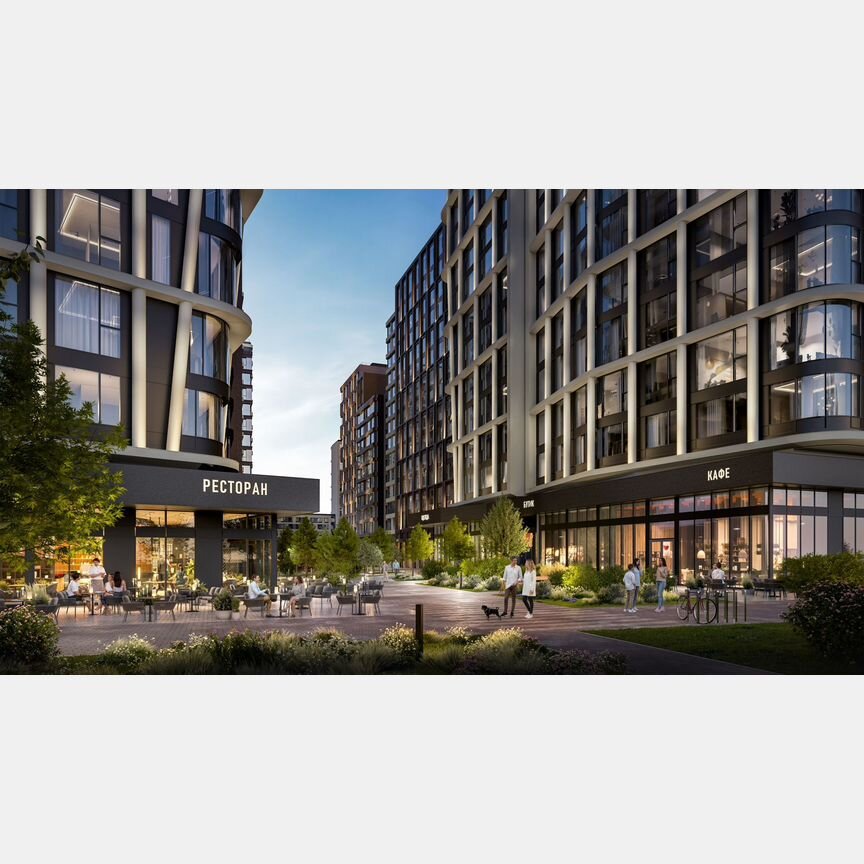 2-к. квартира, 79,4 м², 2/16 эт.