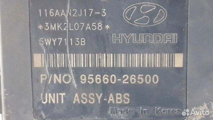 Блок абс, 9566026500 Hyundai Santa Fe 2000-2006 года