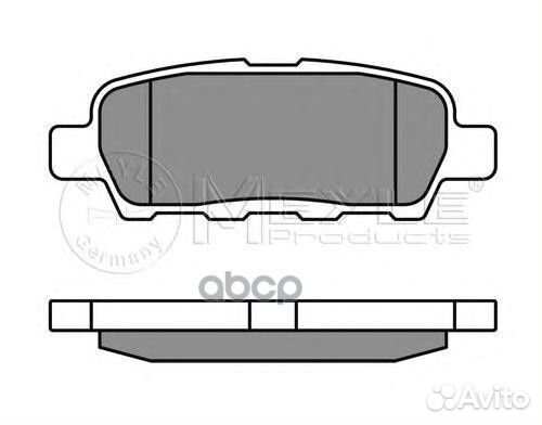 Колодки торм.зад. nissan Murano 3,5 4X4 03/05