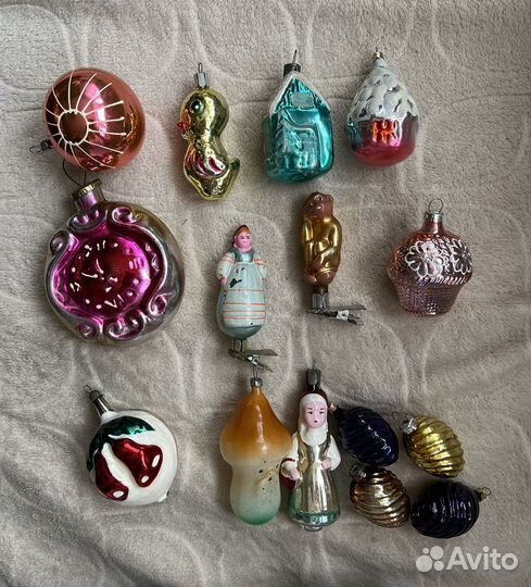 Елочные игрушки СССР