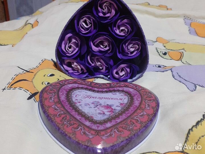 Сердце из роз