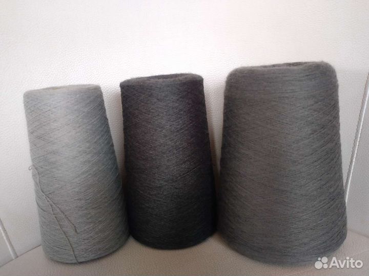 Пряжа бобинная итальянская полушерсть 50/50