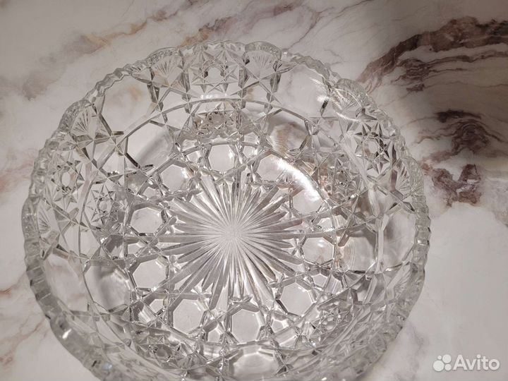 Ваза хрустальная большая СССР