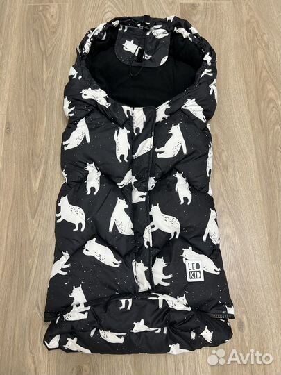 Зимний Конверт в коляску leokid
