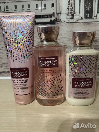 Bath and body works набор гели+ пенка