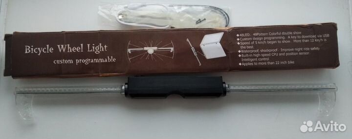 Подсветка колес велосипеда программируемая