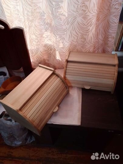 Хлебница деревянная