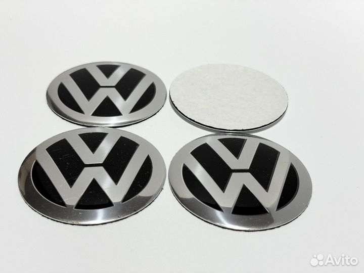 Наклейка на колпачки Volkswagen 56 mm 60 mm 65 mm